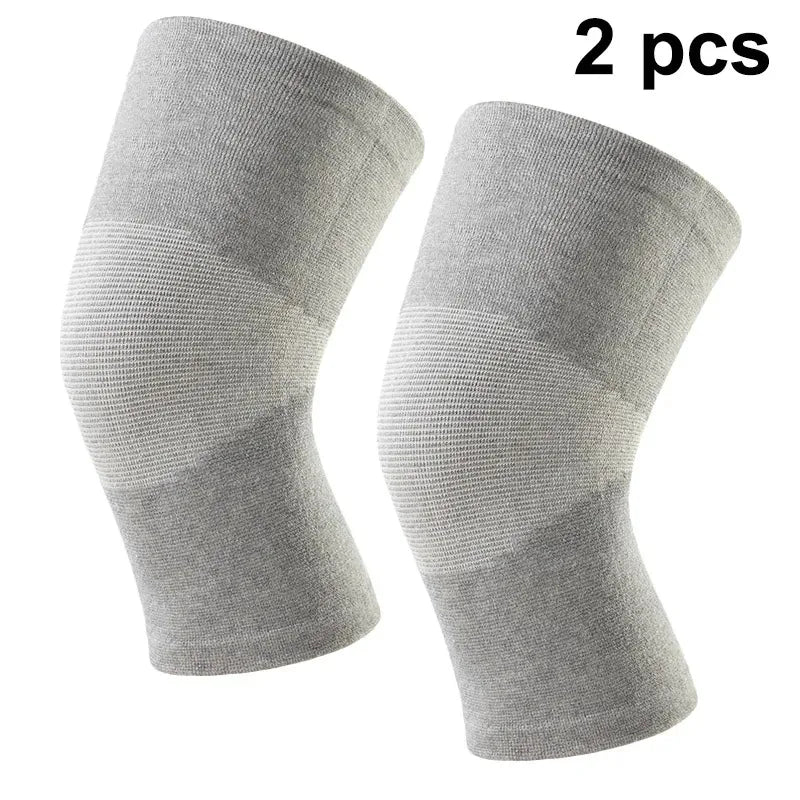 1PCS Knee Sleeve,Breathable Compress Bamboo Knee Sleeves Elastic Warm Knees Brace Relieve Knees Pain Leg Sleeves for Women Men