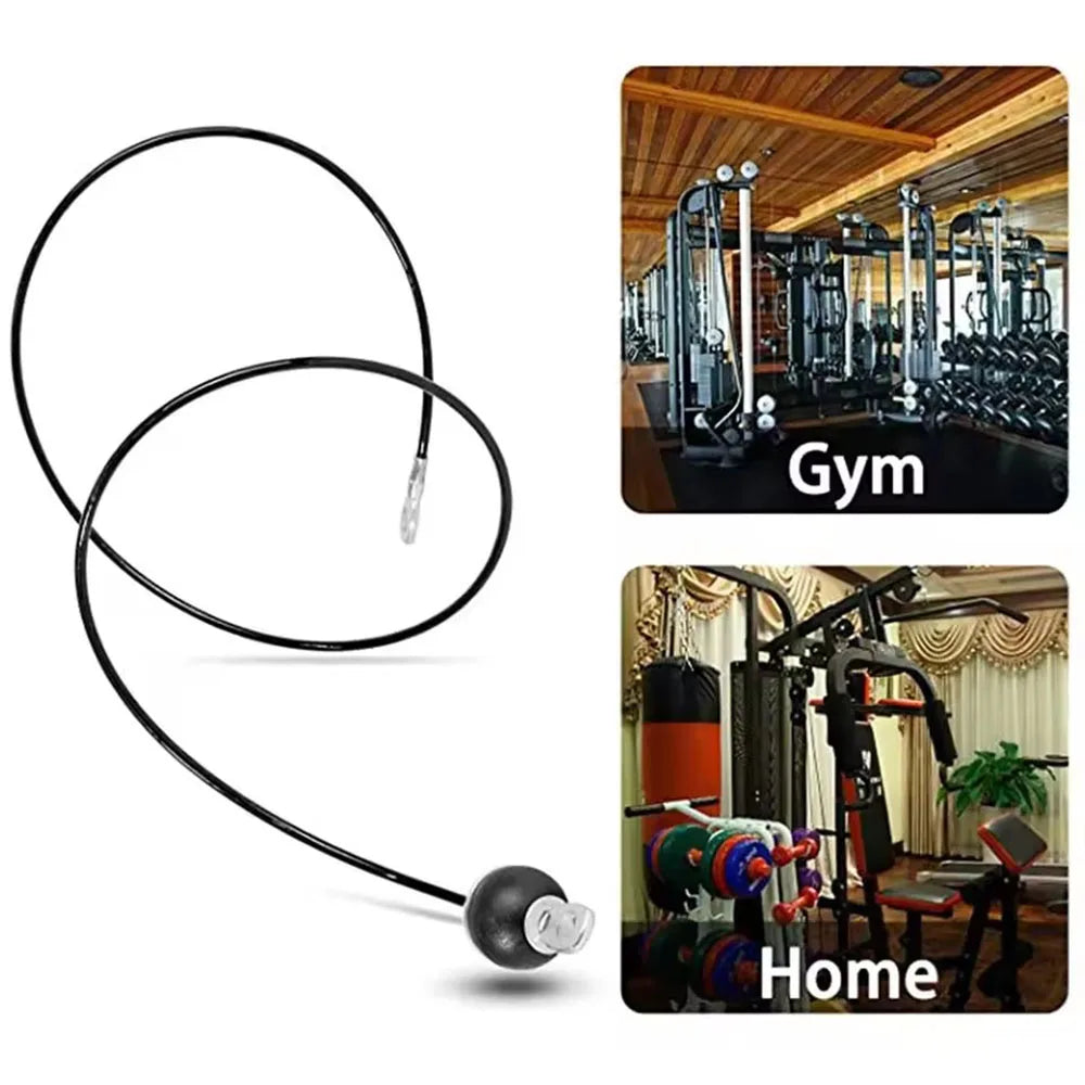 Adjustable Fitness Pulley Cable DIY Gym Wire Rope High Strength Steel Cable for Home Workout Strength Training Equipment