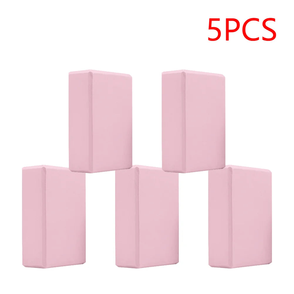 2-5PCS EVA Yoga Block Yoga Building Blocks Moisture-Proof High Density Yoga Blocks Body Shaping Yoga Blocks Yoga Supplies