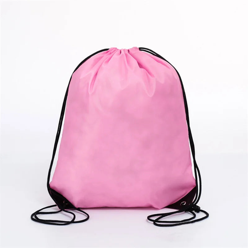 Portable Foldable Gym Bag Fitness Backpack Drawstring Shop Pocket Hiking Camping Beach Swimming Men Women Sports Bags