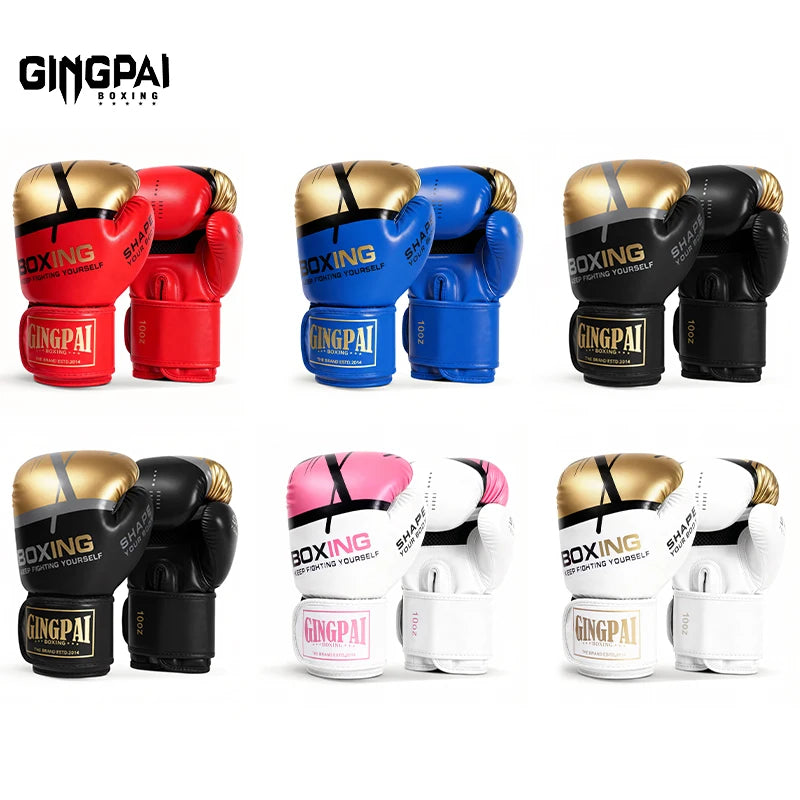 Professional Boxing Gloves Sanda Combat Kids Adult Men Women Boxing Gloves Muay Thai Training Punching Bags Thickened Breathable
