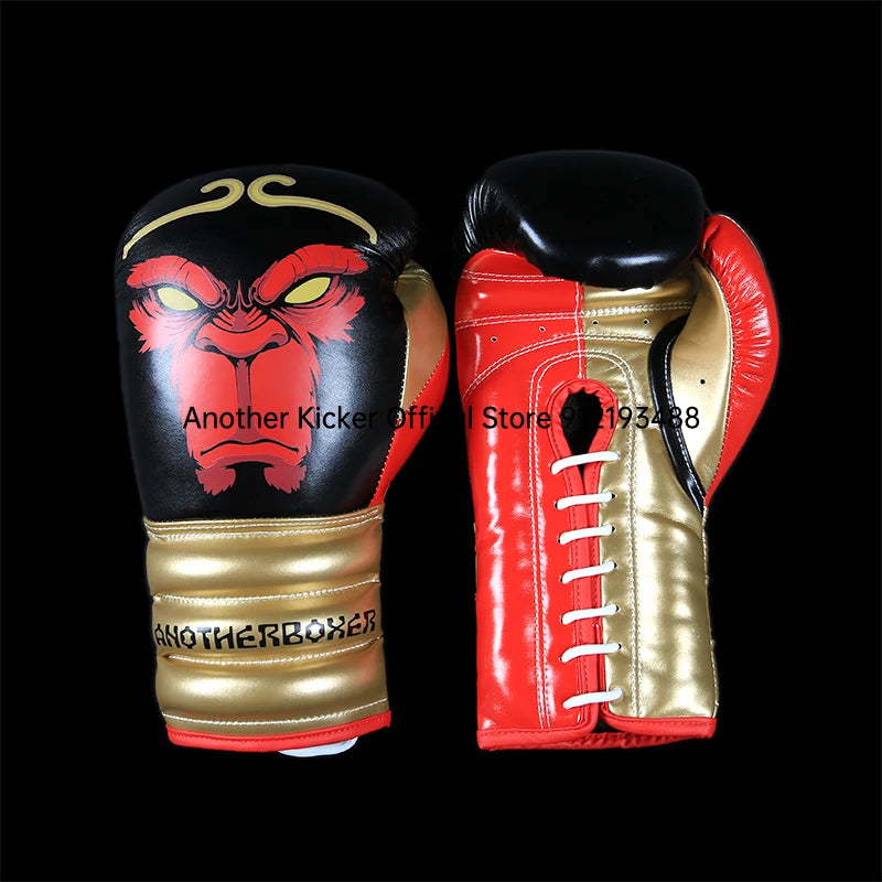 Muay Thai Gloves for Professional Boxers Trainers Mexican Style Boxing Glove for Hard Hitters Shock Absorbent Sparring MMA Glove