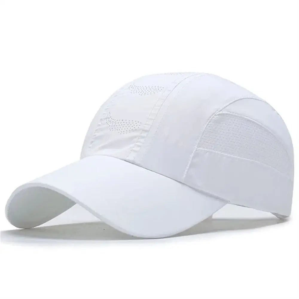 Running Hiking Quick Dry Baseball Cap Sun Protection Breathable Sports Cap Adjustable Casual Snapback Hat Golf Tennis
