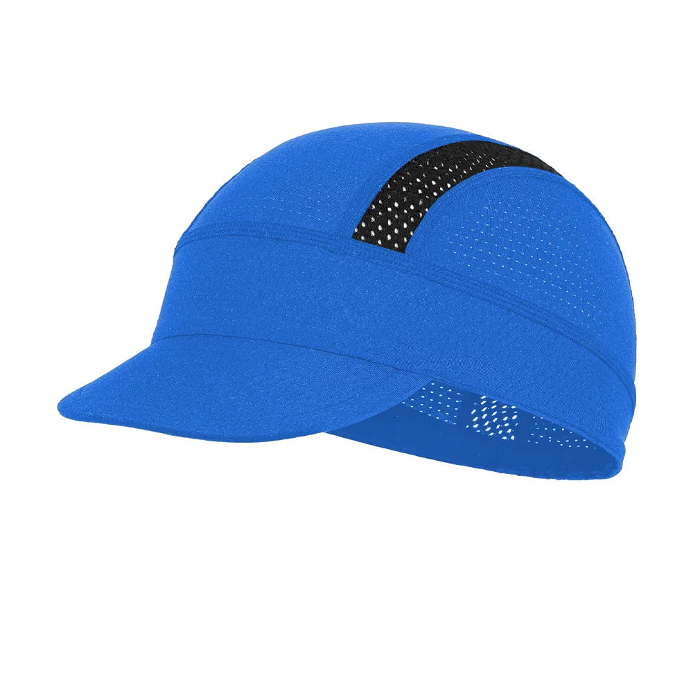 Classic Polyester Cycling Caps Summer Breathable Mesh Sports Quick Dry Thin Bicycle Hat Men and Women Small Brim Baseball Cap