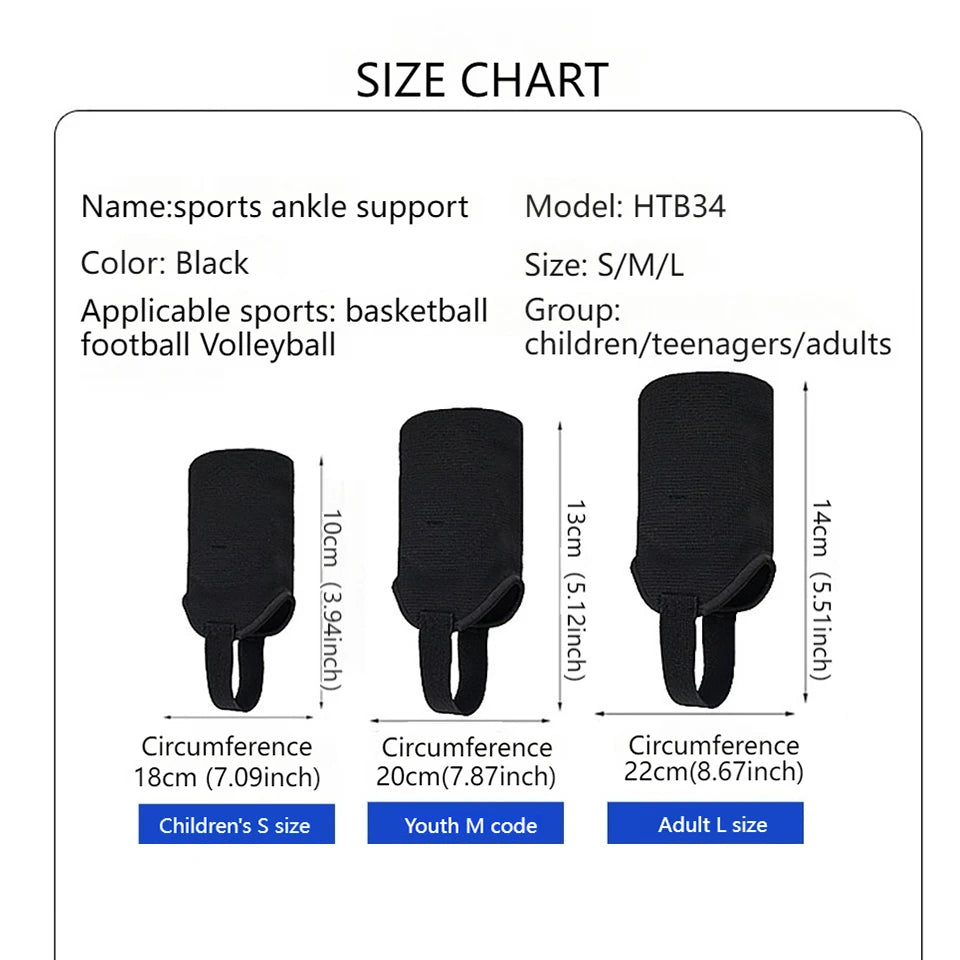Loogdeel 1Pair Ankle Guard Protectors Pad Adult Soccer Football Volleyballs Double Side Children Sports EVA Ankle Foot Support