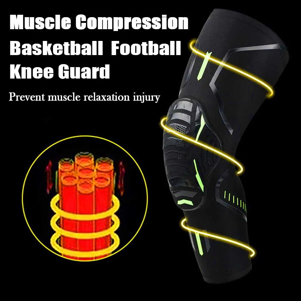 2Pcs/Pair Sport Crashproof Knee Support Pad Elbow Brace Arm Leg Compression Sleeve Outdoor Basketball Football Bicycle Protector