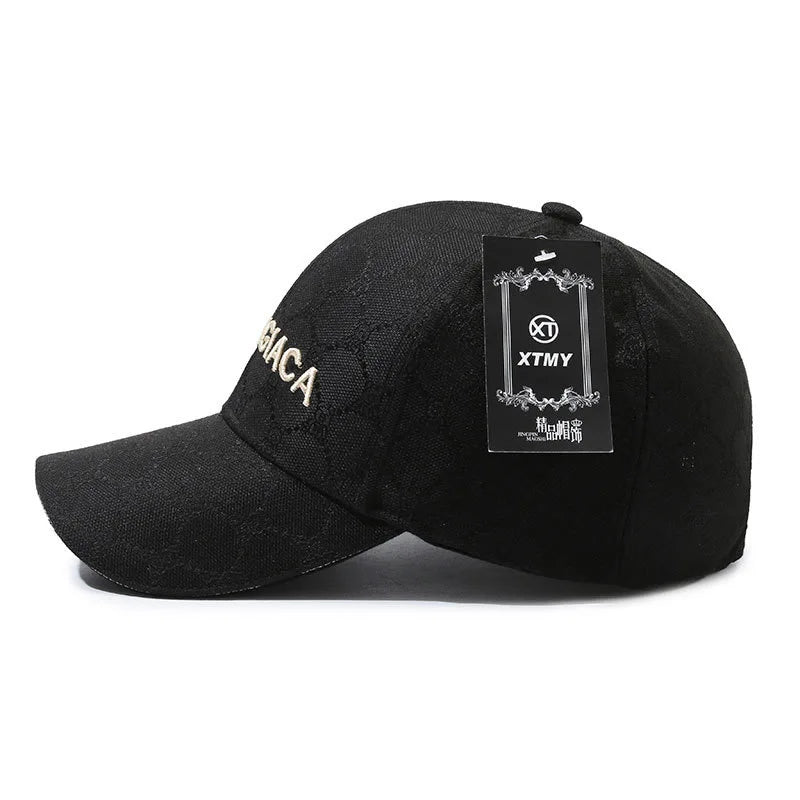 European and American new customers popular retro sunshade letter hat outdoor sports baseball cap men