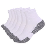 6 Pairs Outdoor Sports Socks Thickened Towel Bottomed Hiking Socks Sweat-Absorbing Short Tube Sports Running Socks Men Socks