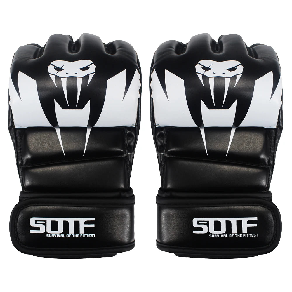 SOTF white MMA Venomous snake Multicolor Boxing gloves MMA gloves Tiger Muay Thai muay thai boxing fight glove Sanda pads box