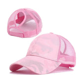Summer Mesh Baseball Caps for Women Men Adjustable High Ponytail Hats Messy Cap Quick-Drying Hollow Snapback Sports Baseball Hat