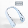 Lenovo Portable Neck Fan Bladeless USB Rechargeable Hands Free Wearable Mini Personal Cooling Fan 3 Speeds Outdoor Travel