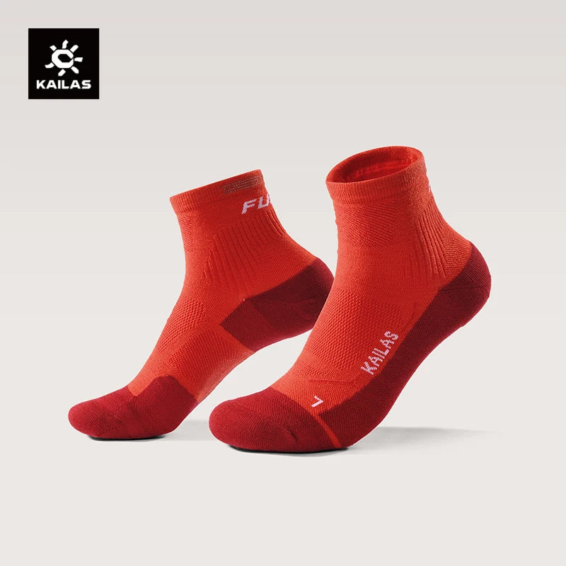 KAILAS 2026 Merino Wool Socks Women's Warm Odor Control Seamless Trail Running Training Socks KH2601204