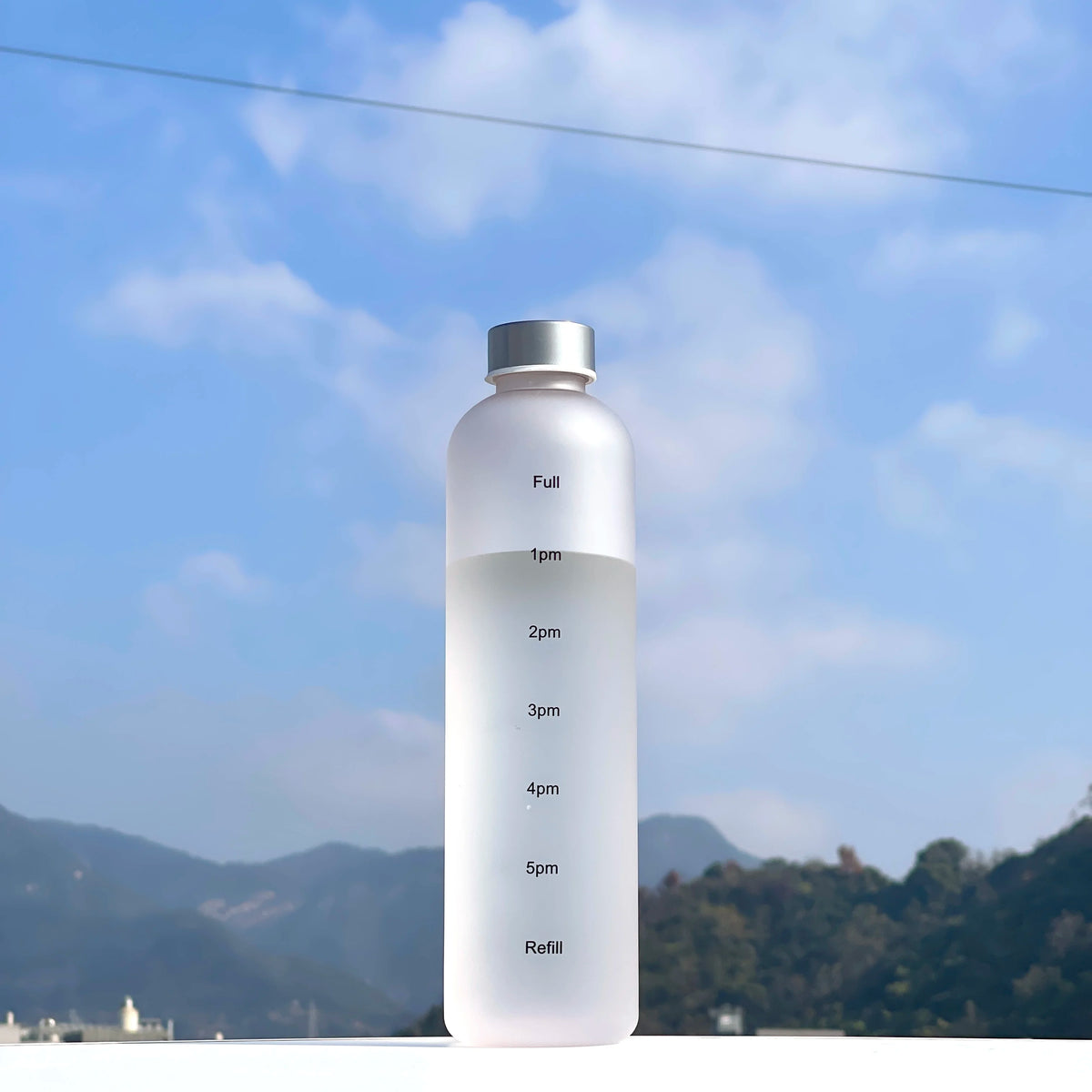 Shockproof Leak-Proof Sports Bottle - Suitable for Men and Women, Portable for Travel, Hiking, Gym (1000ml)