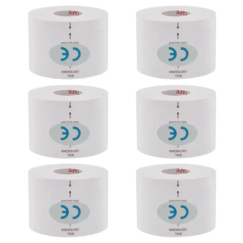 5pcs 5cm tape kinesio tape grip tape Athletic Recovery Elastic Kneepad Muscle Pain Relief Knee Pads Support Bandage Fitness