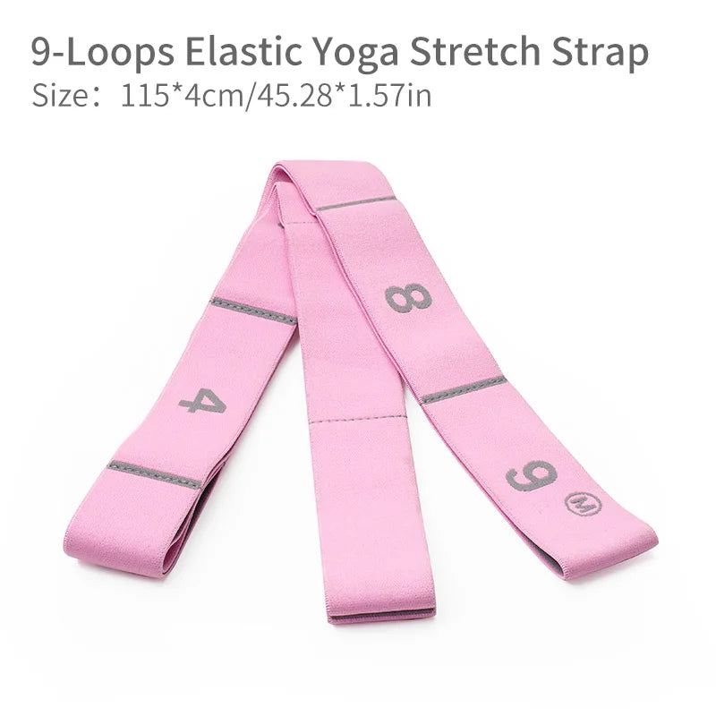 Yoga Elastic Band for Pilates Elastic Exercise Bands Resistance Physical Fitness Tension Belt Dance Gymnastics Girls Accessories