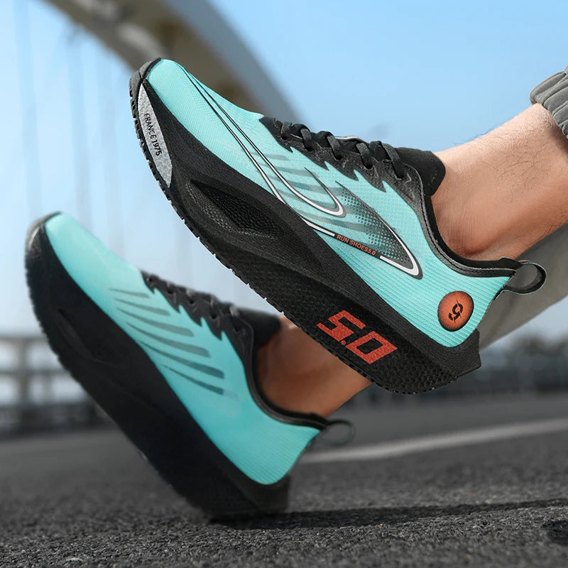 Casual Sports Shoes for Men&Women,Sneakers Platform Running Carbon Plate,Marathon Racing,Shock-absorbing,Athletics Training Shoe