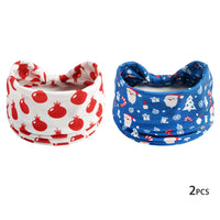 Halloween Party Headband Turban Headband Sport Hair Band Pumpkin Ghost Skull Print Hair Accessories Halloween Costume Party
