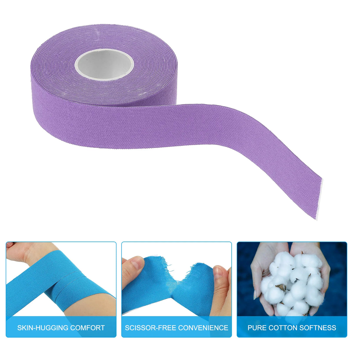 Aerial Hoop Tape Athletic Tape Adhesive Non-Slip Grip Tape Yoga Rig Sport Tape for Wrapping Exercises Gymnastics 16.4ft Colorful