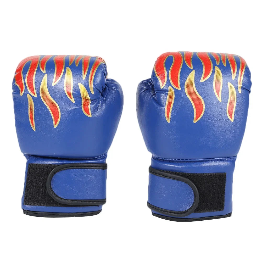 1 Pair Kids Boxing Gloves for Children Fighting Mitts Comfortable Adjustable Professional Karate Punching Boxing Training Gloves