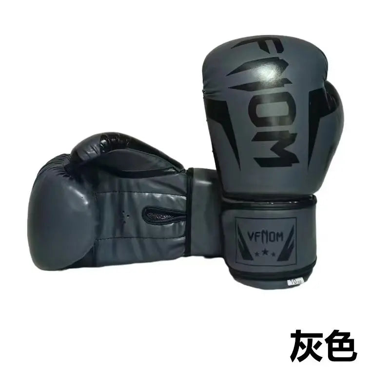 6/8/10/ 12 /14 /16oz Boxing Gloves PU Leather Muay Thai Guantes De Boxeo Free Fight MMA Sandbag Training Glove For Men Women