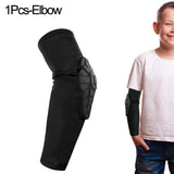 1Pcs Kids/Youth Sports Honeycomb Compression Knee Pads Elbow Brace Guards Protective Gear for Basketball, Football, Cycling