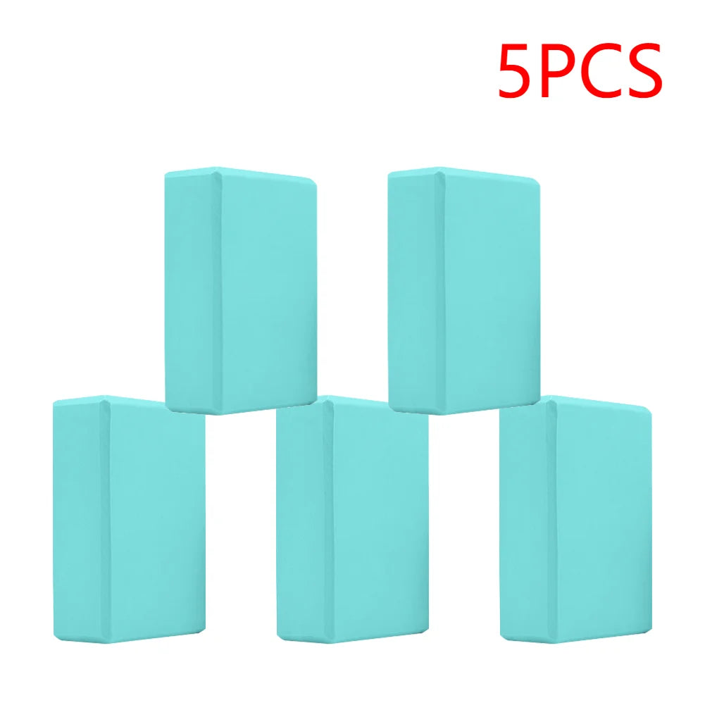 2-5PCS EVA Yoga Block Yoga Building Blocks Moisture-Proof High Density Yoga Blocks Body Shaping Yoga Blocks Yoga Supplies