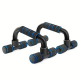 I-Shaped Prone Push Up Support Fitness Equipment for Chest Muscle Training Home Use Foam Pushup Stand for Strength Workout