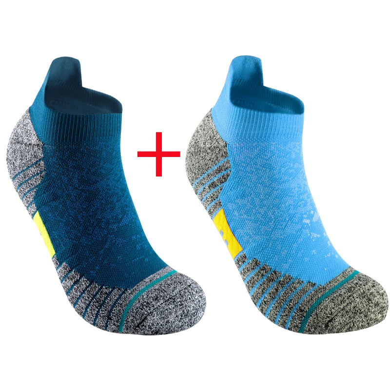 2 Pairs Bike Socks Men Nurse Compression Cycling For Women Mtb Guard Socks Stockings Sport Grip Barre Socks Invisible socks