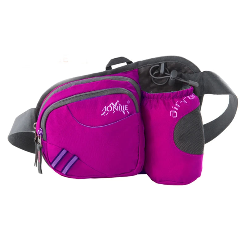 AONIJIE E809 Hydration Fanny Pack Waist Bag Bum Bag Running Belt Water Bottle Holder Jogging Marathon Race Fitness Gym Travel