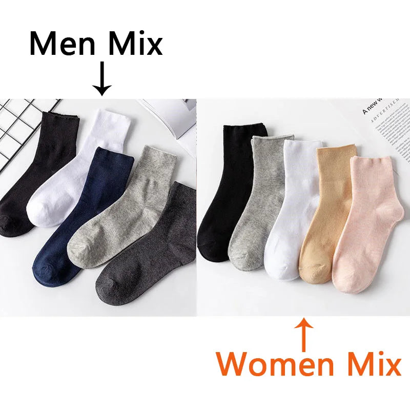 5 Paris Diabetic Socks Women Prevent Varicose Veins Socks Men Diabetics Hypertensive Patients Cotton Material Extra Size48,49,50