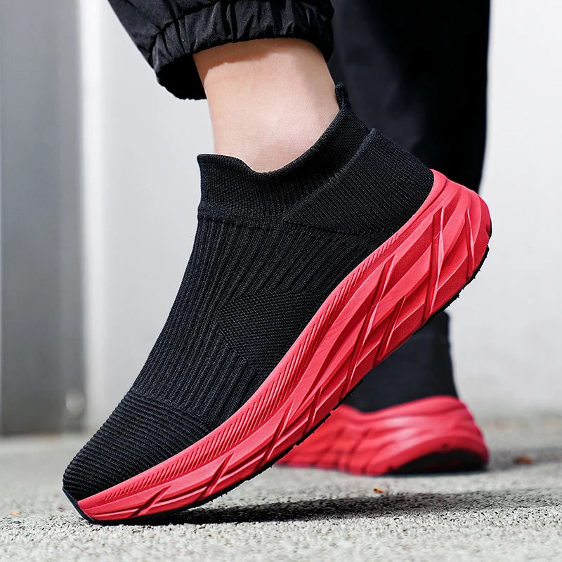 MAEDEF Men's Running Shoes Lightweight Breathable Mesh Elastic Comfortable Durable Fashion Casual  Hot Selling  Sports Sneakers