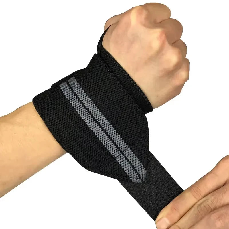 Weight Lifting Wristband Elastic Breathable Wrist Wraps Bandage Gym Fitness Weightlifting Powerlifting Wrist Brace Support Strap