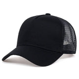 Unisex Lightweight Solid Color Baseball Cap Breathable Net Summer Shade Outdoor Hat for Men And Women Simple Basic Style