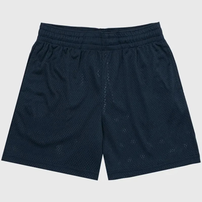 Basic Mesh Shorts Muscle Fitness Shorts Mesh Quick-drying Breathable Sports Basketball Shorts Running No Logo Gym Mesh Shorts
