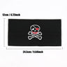Unisex Punk Girl Skull Out Eyelets Wide Elastic Headband Halloween Rock Steampunk for Sport Women Men Headbands Hair Accessories
