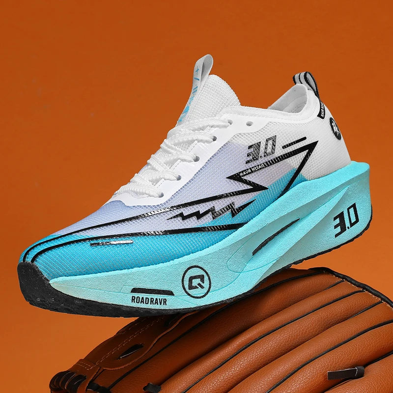 Men Sports Speciality Running Shoes Carbon Board Marathon Breathable Lightweight Women's Comfortable Athletic Nonskid Sneakers