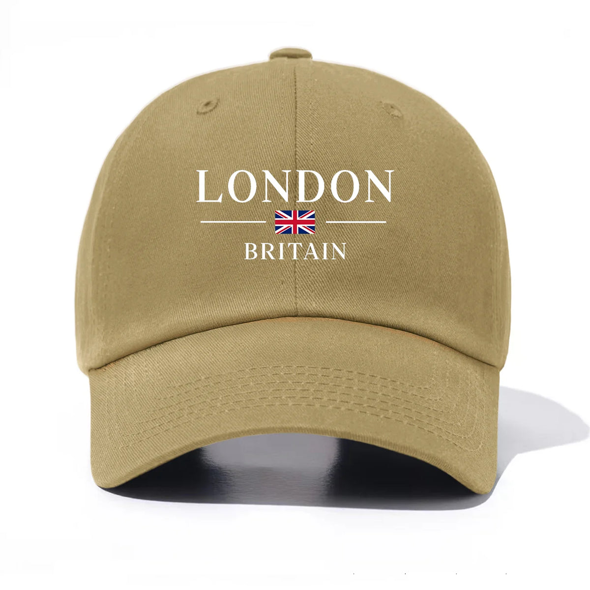 1pc London Print  Baseball Cap for Adults,  Minimalist Retro Style Casual Soft Adjustable Dad Hat, Perfect As Gift