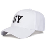 Unisex NY Embroidery Baseball Caps Spring Autumn Outdoor Adjustable Casual Hats Sunscreen Hat Sports Cap