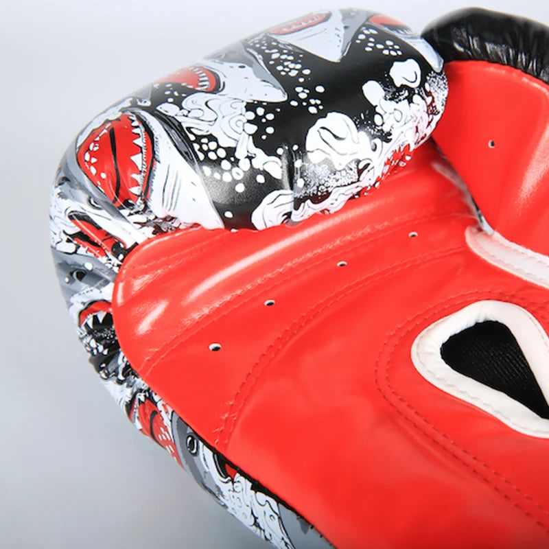 Professional Boxing Training Gloves PU Punching Gloves for Adult Youth Breathable Sparring Gloves for Muay Thai Kickboxing MMA