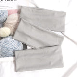 3Pcs Simple Elastic Fitness Yoga Hairbands for Women Men Solid Color Running Hair Bands Stretch Makeup Headbands Accessories