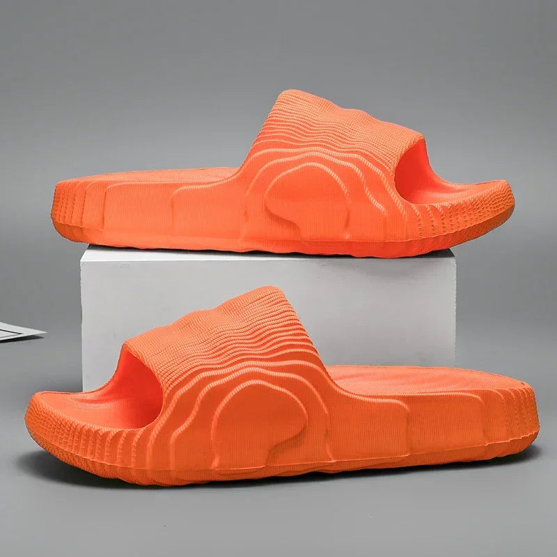 New Summer Sneaker Slippers For Women Men Thick Bottom Platform Slides Soft EVA Hollow Unisex Sports Sandals Casual Beach Shoes