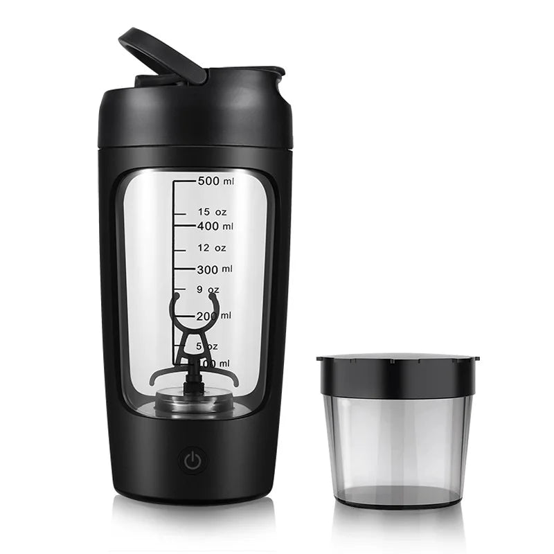 500ML Automatic Electric Protein Powder Mixing Cup Portable Shaker Bottle Blender for Gym Fitness Outdoor
