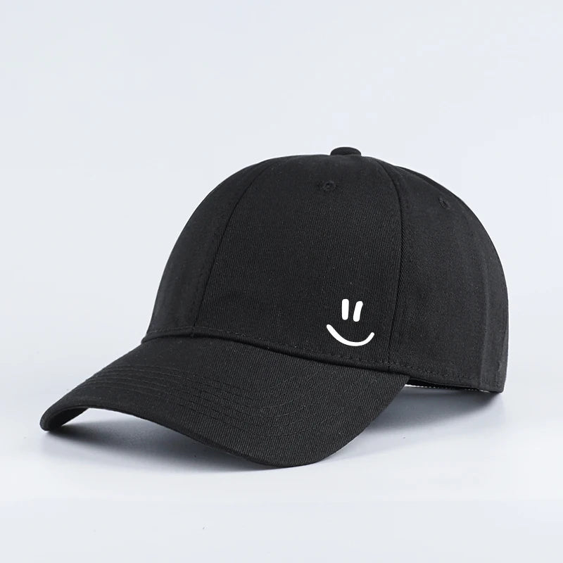 Women's Basic Smiley Graphic Baseball Cap Adjustable Casual Hat for Daily Travel Weekend Gathering Vacation Party