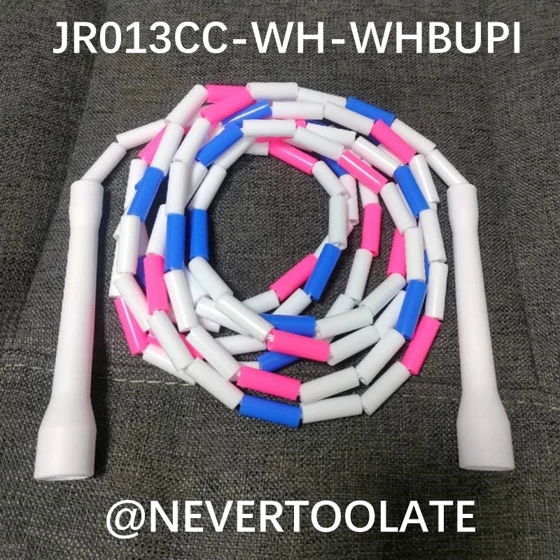 RA handle jump rope pvc rope bead rope abs pp material exercise nevertoolate hard beads alloy rope tpu rope anti cold