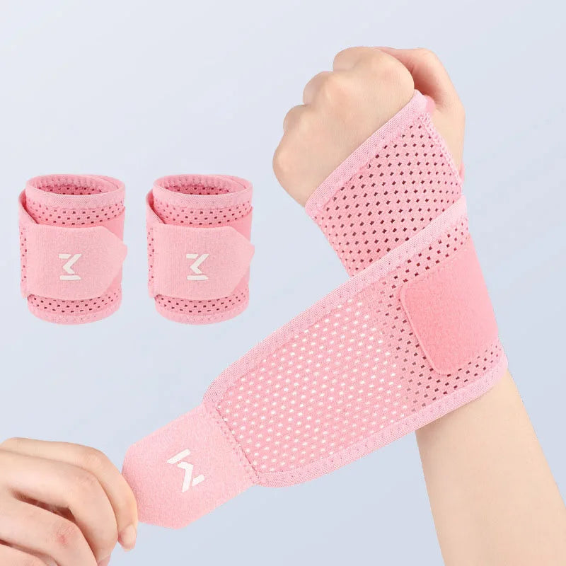GTUBIKE 2PCS Adjustable Wrist Strap Sports Wrist Support Brace Weightlifting Wristband For Men & Women Badminton Tennis Gym