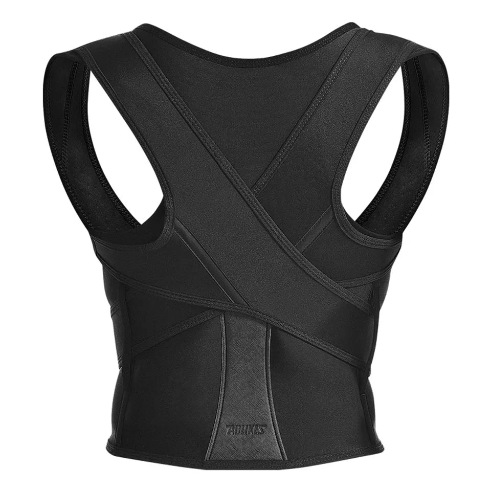 AOLIKES Back Shoulder Posture Corrector Belt Clavicle Spine Support Reshape Your Body Home Office Sport Upper Back Neck Brace