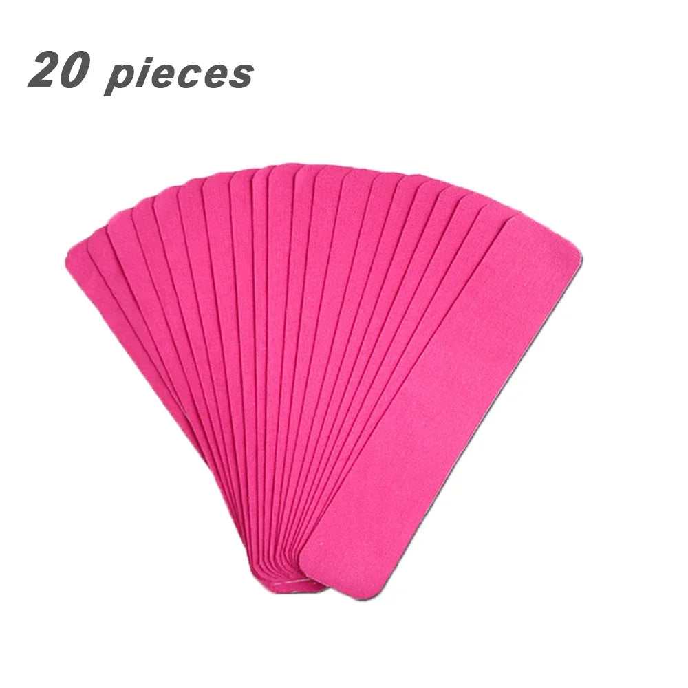 Kinesiology Tape Pro Athletic Sports (20 Precut Strips) Waterproof Elastic Adhesive Tape Muscle Pain Relief Joint Support