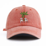 1pc Chair And Tree Print Washed Baseball Cap for Adults,  Minimalist Retro Style Casual Soft Adjustable Dad Hat, Perfect As Gift