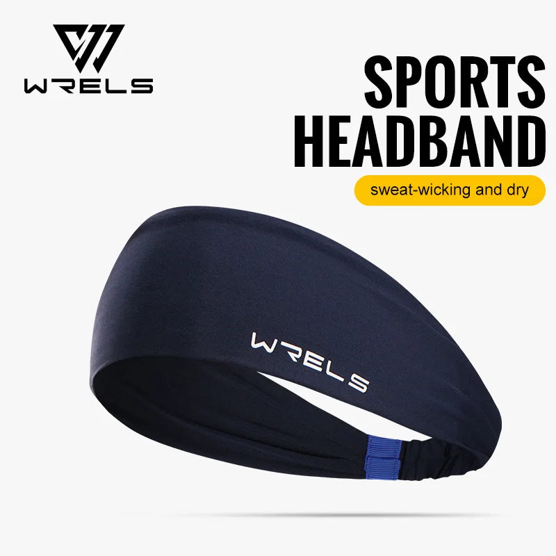 WRELS 1/2/3Pack Sports Headbands Non Slip Yoga Sweatbands Breathable Workout Headband Wicking Workout Hairband for Women Men