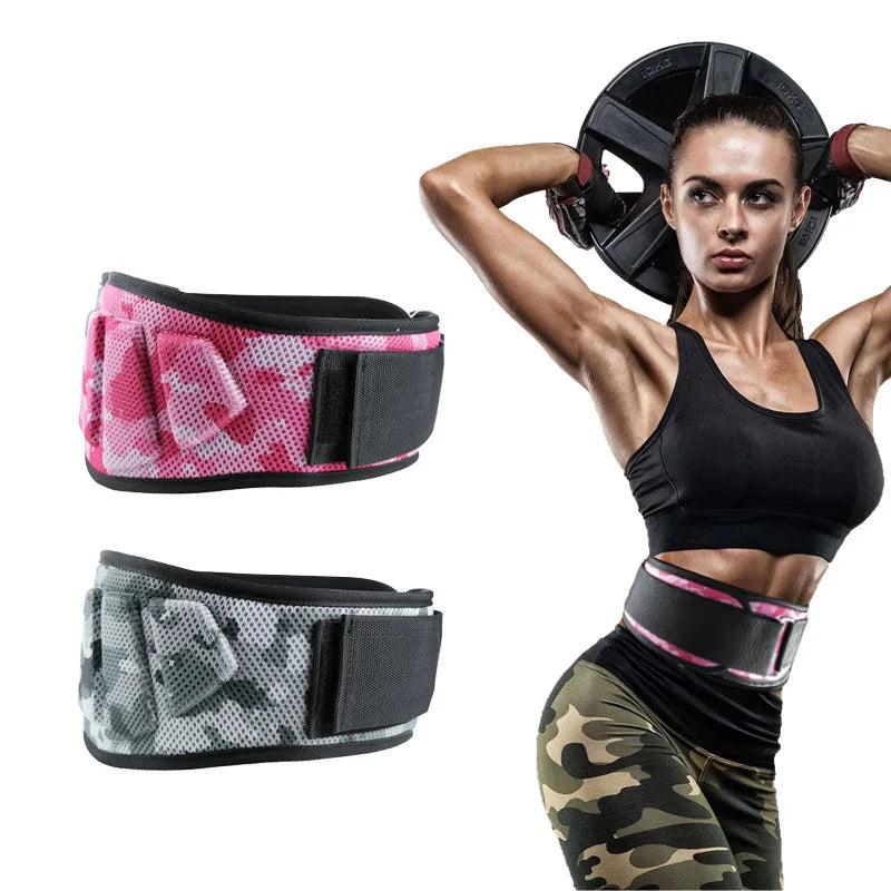 Sports Fitness Weight Lifting Waist Belts Gym Workout Lumbar Back Support, Powerlifting, Strength Training, Squat, Weightlifting